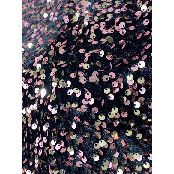 NANETTE By Nanette Lepore Women’s Medium Blush Sequin Top NEW - Picture 2 of 7